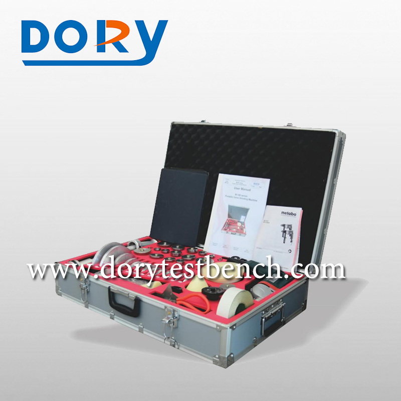 Portable grinding machine for the repair of sealing surfaces