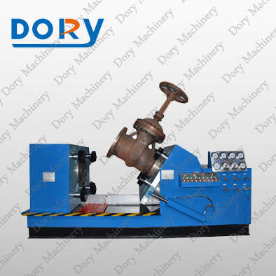 Equipment for hydraulic and pneumatic testing of shutoff valves DN300-DN600