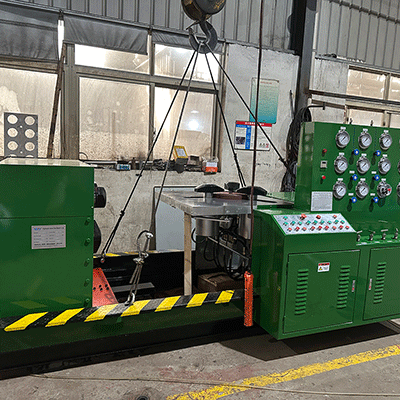 YFJ-B300 Horizontal Valve test bench Before Packing 