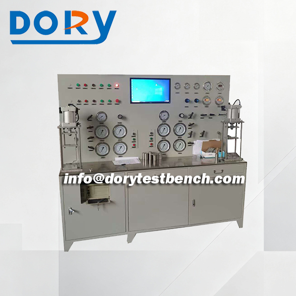 Pneumatic Safety Valve Test Bench Computerized PLC Control